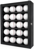 Baseball Display Case with 20 Stands Baseball Holder Display Shelf by Unknown