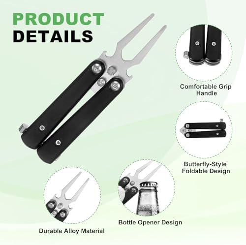 Golf Divot Repair Tool Alloy Foldable Divot Tool - Image 3