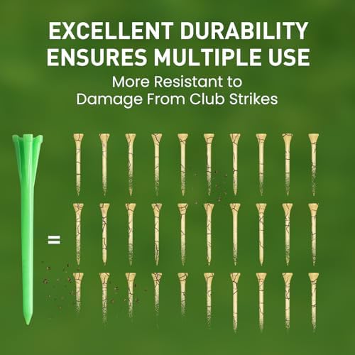 FINGER TEN Golf Tees Plastic Unbreakable - Image 5