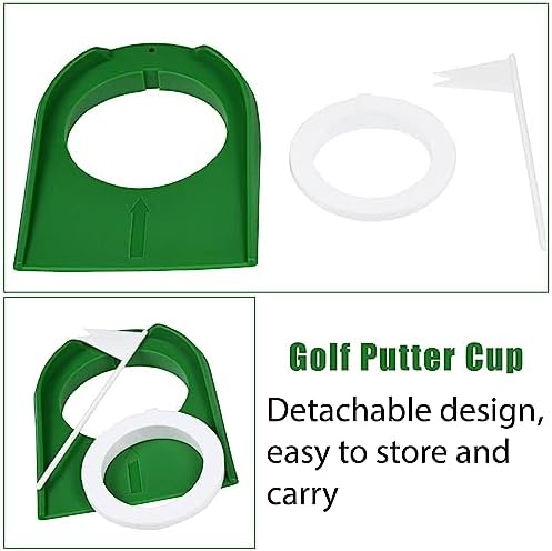 Golf Putting Green Indoor Set, 2 Pack Cup - Image 3