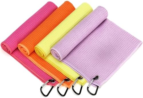 Remagr 4 Pack Golf Towel 16 x 16‘' by Remagr