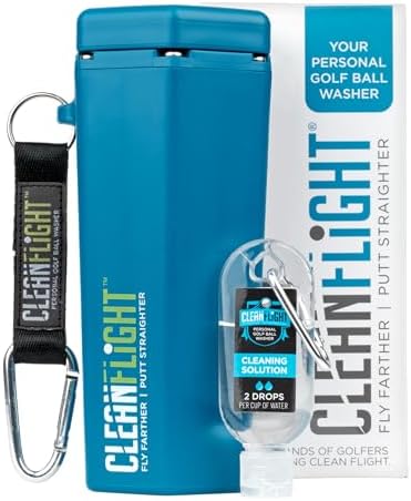 Premium Golf Ball Washer by CLEANFLIGHT