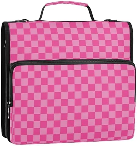 Zipper Binder Bag 3 Ring File Folder Portfolio Organizer Zippered Binder Bags - Image 4