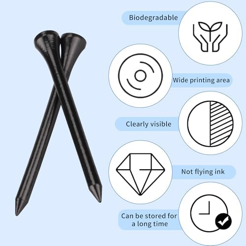 100-1000pcs Personalized Golf tees, Printed - Image 4