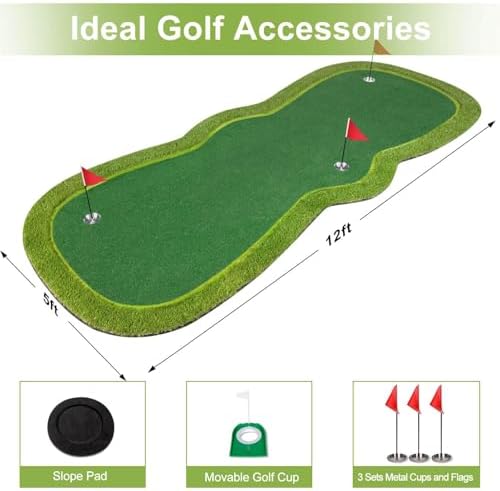 Golf Putting Green Mat, Pro Large Putting Mat - Image 5