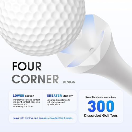WVM Professional Plastic Golf Tees 152 Pack Combo, High & Low Tee Set - Image 3