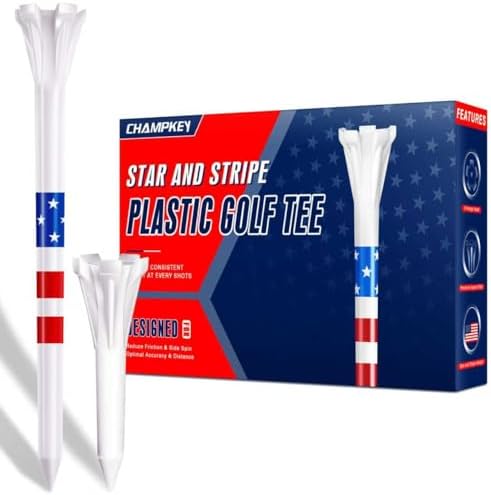 CHAMPKEY 5-Prong Plastic Golf Tees 120 Pack by ++Champkey