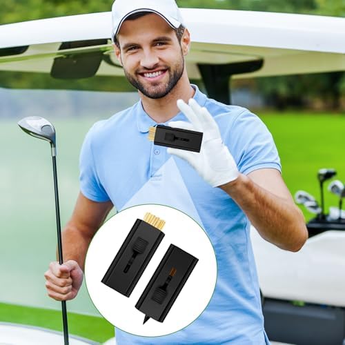 Bokon 10 Pcs Retractable Golf Club Brush Cleaner Brush Groove - Image 2