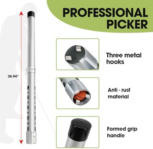 THE GOLFER STORE Golf Ball Shag Tube Professional Golf Ball Picker Upper - Image 4
