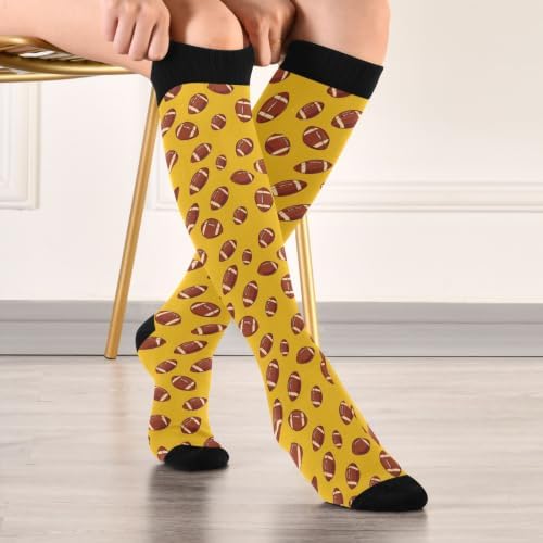 White Baseballs Stitching Compression Sock - Image 3