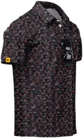 ZITY Mens Golf Polo Shirts Short Sleeve UPF 50+ Moisture Wicking Tshirt by ZITY