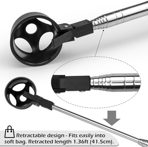 Portable Retractable Stainless Steel Golf Ball Retriever Telescopic Pick Up - Image 3