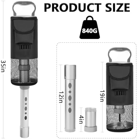 HOW TRUE Shag Bag for Golf Balls, Golf Ball Retriever - Image 2
