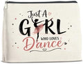 YeleY Dance Makeup Bag, Just A Girl Who Loves Dance Cosmetic Pouch by YeleY