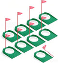 9 Pcs Golf Putting Cup with Flag, Practice Training Aids by Unknown