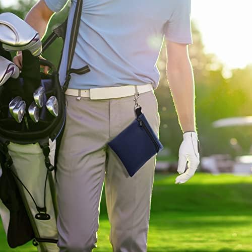 Golf Tee Pouch, 5.62 X 6.87 Inch Professional Zipper Golf Tee/Ball Pouch Bag - Image 6