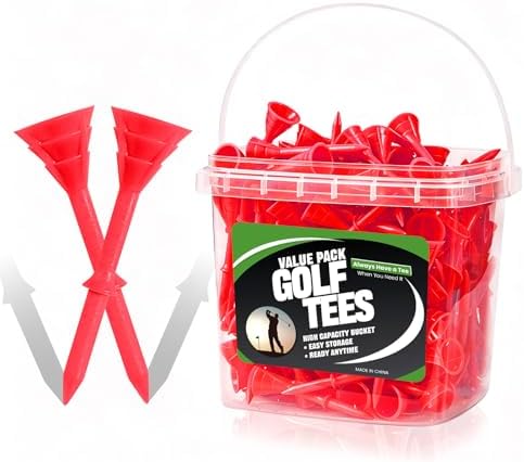Premium Plastic Golf Tees 3 1/4 Inch by Unknown