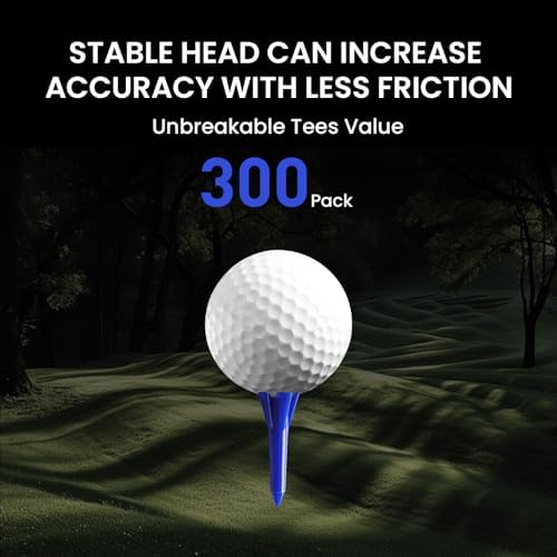 VEASAERS Short Golf Tees Plastic 1 1/2 inch - Image 2