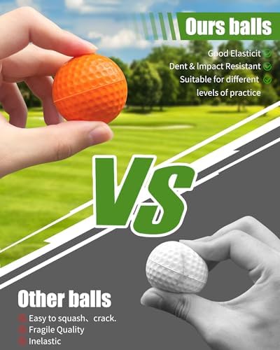 24 Pack Foam Golf Practice Balls, Practice Golf Balls - Image 3