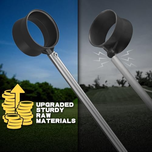 Golf Ball Retriever Telescopic for Water, 12Ft/9Ft Two-Sided Golf Ball Grabber - Image 3