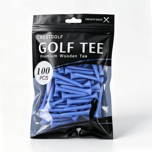 Crestgolf Professional 2 1/8" Deluxe Wood Golf Tees 100pcs - Image 2