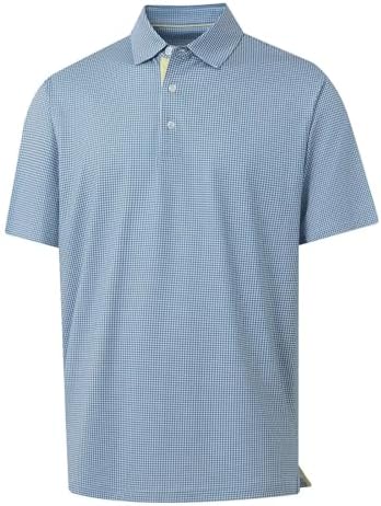 M MAELREG Mens Golf Shirt Short Sleeve Dry Fit Print Moisture Wicking by MAELREG