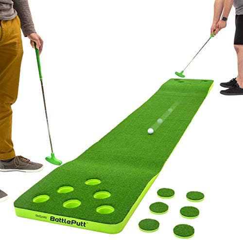 GoSports BattlePutt Golf Putting Game Set - 11 ft Backyard Putting Green Pong by Unknown