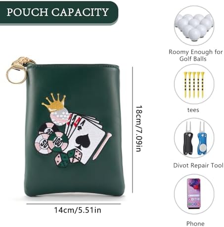 Golf Valuables Pouch Golf Tee Pouch Funny Golf Accessories Bag - Image 2