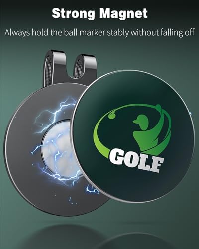 GreenHaven Magnetic Golf Hat Clip Marker Set - Image 3
