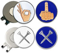 Adhere Golf Ball Markers with Strong Magnetic Hat Clip by Unknown
