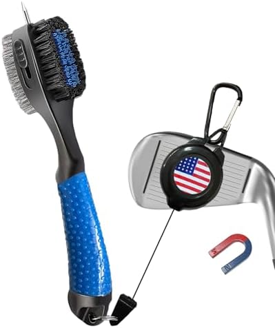 FINGER TEN Retractable Golf Club Cleaner Brush by FINGERTENSport