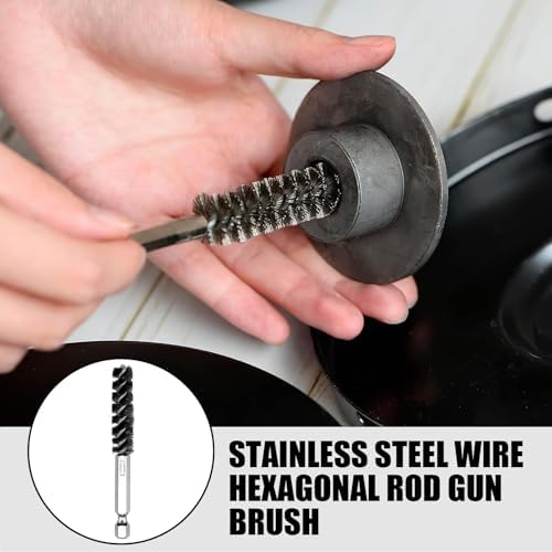 Golf Club Cleaning Brush with Ferrules Tool, Dual Head Stainless Steel Shaft - Image 5