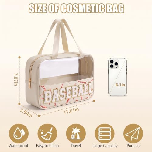 Baseball Makeup Bag, Baseball Gifts - Image 2