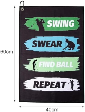 TUYUU Funny Golf Towels Waffle Microfiber Golf Accessories - Image 4