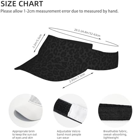 Sports Sun Visor Hats Adjustable Men Women Lightweight Packable Cooling Empty - Image 4