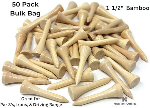 NorthPointe 1 ½" Bamboo Short Golf Tees - Image 7