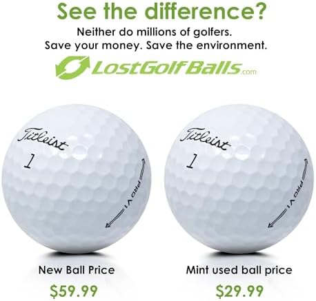 LostGolfBalls TP5 X Golf Balls – 96 Mint Used Balls Compatible with Taylormade – Cleaned & Graded