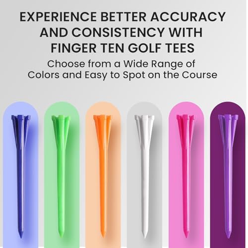 FINGER TEN Golf Tees Plastic Unbreakable - Image 6