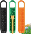 FINGER TEN Golf Tee Height Tool Value 3 Pack, Adjustable Setter Setup Adjuster by FINGERTENSport