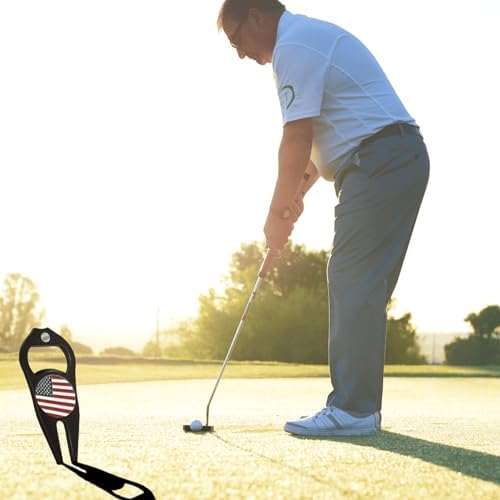 2 Pcs Golf Divot Repair Tool Divot Tool and Ball Marker, Gift Ideas Golf - Image 2