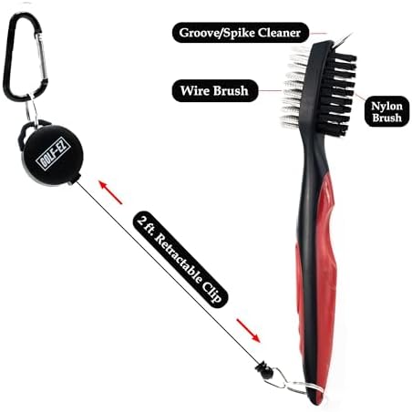 Golf Essentials Kit | Must-Have Accessories – Water Brush, Club Brush, Ball - Image 5