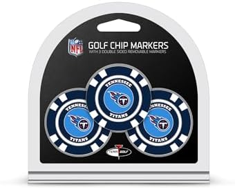 Team Golf NFL Buffalo Bills Golf Chip Ball Markers, Poker Chip Size by TeamGolf