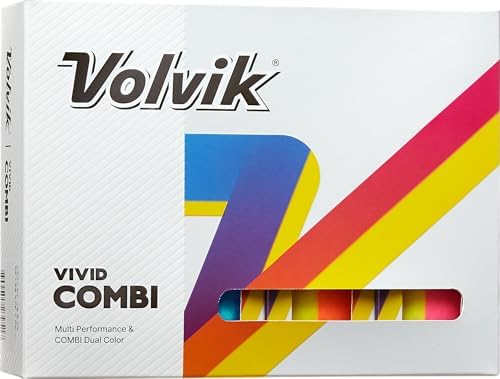 Combi Golf Balls with Vivid Alignment by Volvik by Volvik