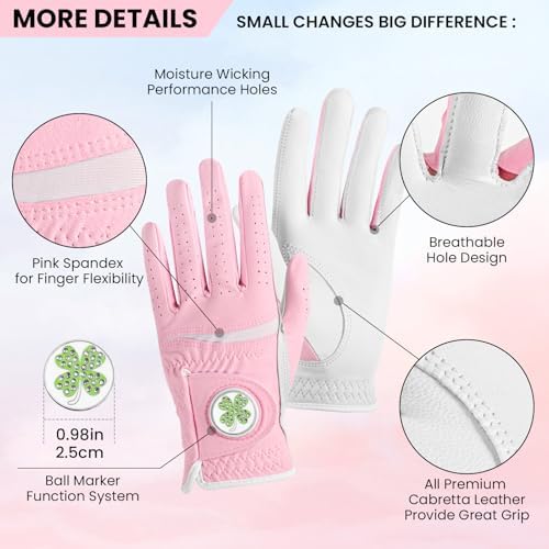 FINGER TEN Womens Golf Glove - Image 2