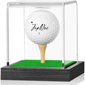 JupDec Golf Ball Display Case Clear Acrylic Memorabilia Stand Cube Holder by JupDec