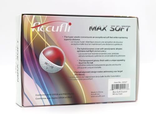 ACCUFLI Max Soft Crystal Golf Balls - Image 4