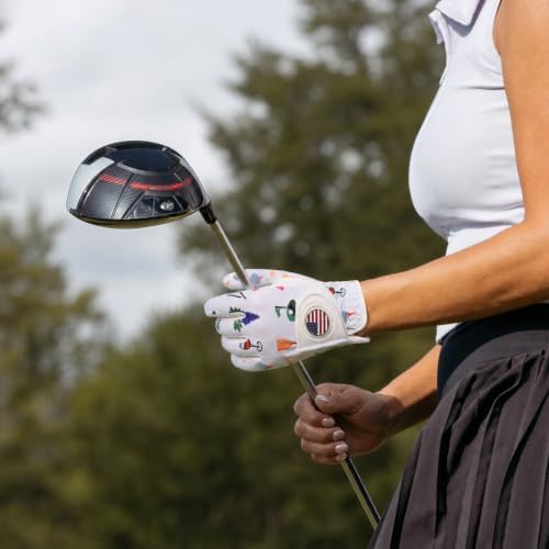 Amy Sport Stylish Pattern Womens Golf Glove - Image 6