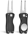 Mile High Life Golf Divot Repair Tool, All Metal Foldable Divot Tool by MileHighLife