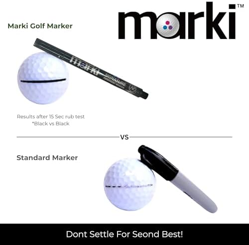 Marki Permanent Golf Ball Marker Pen – Fine Tip, Wear & Water Resistant Ink | - Image 4
