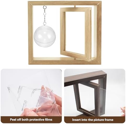 Golfball Display Frame Including Clear Round Golfball Display Box & 4x6 - Image 4